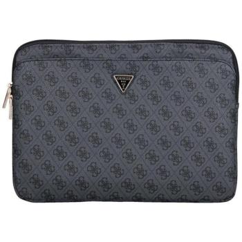 Guess 4G Zipper Pocket Triangle Logo laptoptáska 14&quot; - fekete kép