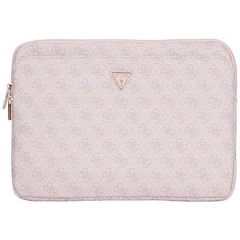 Guess 4G Zipper Pocket Triangle Logo laptoptáska 14&quot; - rózsaszín kép