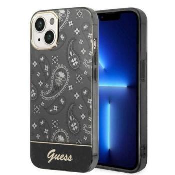 Guess Bandana Paisley Apple iPhone 14 Plus hátlap tok, fekete kép