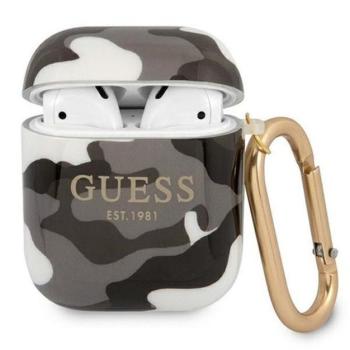 Guess Camo Collection Apple AirPods 1/2 tok, fekete kép