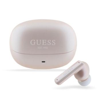GUESS CAPSULE bluetooth fülhallgató SZTEREO (v5.3, TWS, mikrofon, aktív zajszűrő, IPX6 + töltőtok) RÓZSASZÍN kép