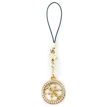 Guess Charm 4G Metal Logo csuklópánt kövekkel, arany kép