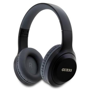 GUESS CLASSIC SILVER LOGO bluetooth fejhallgató SZTEREO (v5.3, mikrofon, zajszűrő) FEKETE kép