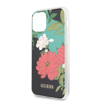 Guess Flower Apple iPhone 11 Pro hátlap tok, virág mintás kép