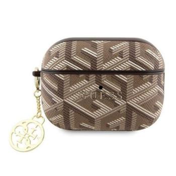 Guess GCube Charm Apple AirPods Pro 2 2022 / 2023 tok, barna kép