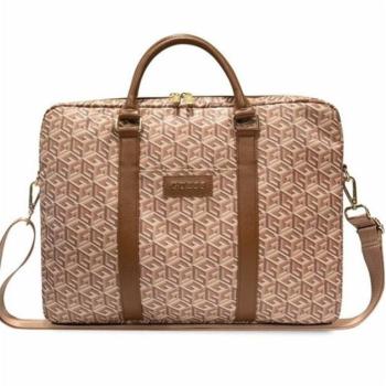 Guess GCube Stripes GUCB15HGCFSEW 16&quot; tablet táska, barna kép