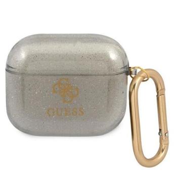 Guess Glitter Collection Apple AirPods 3 tok, fekete kép