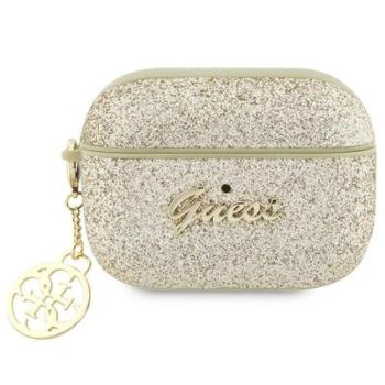 Guess Glitter Flake 4G Charm Apple AirPods Pro 2 tok , arany kép