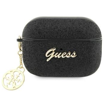 Guess Glitter Flake 4G Charm Apple AirPods Pro 2 tok , fekete kép