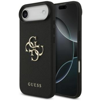 Guess Grained Big 4G &amp; Classic Logo Apple iPhone Air (2025) hátlap tok, fekete kép