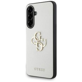 Guess Grained Big 4G Logo Small Classic Logo Samsung Galaxy A56 kemény hátlap tok, bézs kép