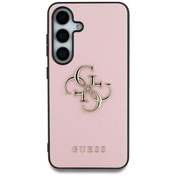 Guess Grained Big 4G Logo Small Classic Logo tok Samsung Galaxy S25 Ultra - rózsaszín kép
