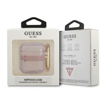 Guess GUA2HHTSP Strap Collection tok AirPods 1/2 - rózsaszín kép