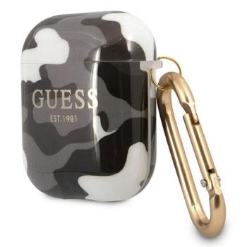Guess GUA2UCAMG Camo Collection tok AirPods 1/2 - fekete kép