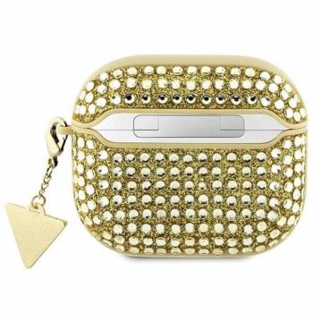 Guess GUA3HDGTPD Rhinestone Triangle Charm tok AirPods 3 - arany színű kép
