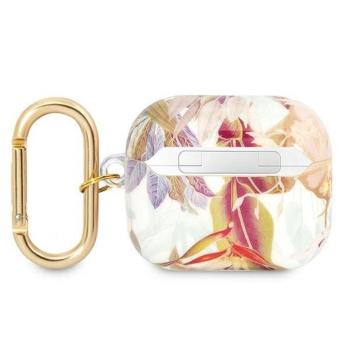 Guess GUA3HHFLU Flower Strap Collection tok AirPods 3 - lila kép