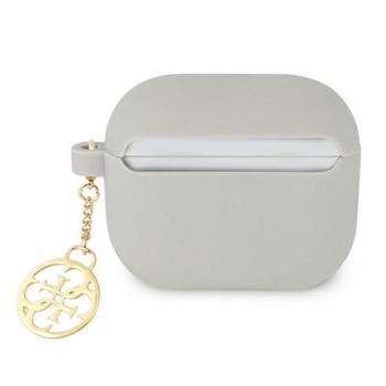 Guess GUA3LSC4EG Silicone Charm 4G Collection tok AirPods 3 - szürke kép