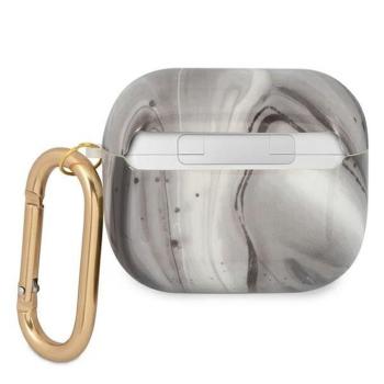 Guess GUA3UNMK Marble Collection tok AirPods 3 - fekete kép