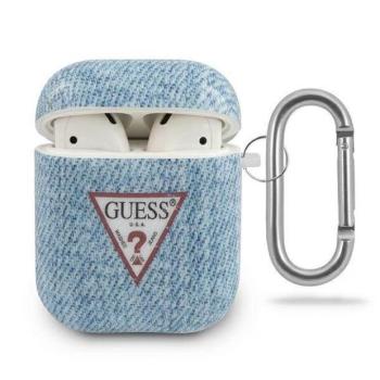 Guess GUACA2TPUJULLB AirPods 1/2 tok világoskék Jeans kollekció kép