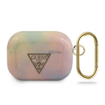 Guess GUACAPTPUMCGG01 Tie &amp; Dye Collection tok AirPods Pro - rózsaszín kép
