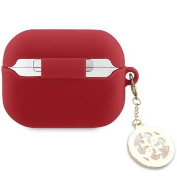 Guess GUAP23DSLGHDF 3D Rubber 4G Diamond Charm tok AirPods Pro 2 - piros kép