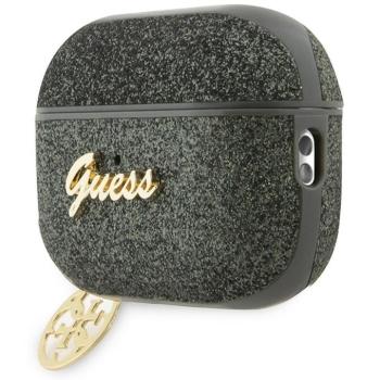 Guess GUAP2GLGSHA Glitter Flake 4G Charm tok AirPods Pro 2 - zöld terepmintás kép