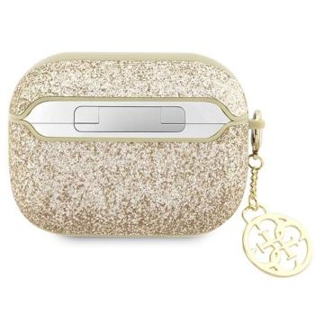Guess GUAP2GLGSHD Glitter Flake 4G Charm tok AirPods Pro 2 - arany színű kép