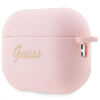 Guess GUAP2LSCHSP Silicone Charm Heart Collection tok AirPods Pro 2 - rózsaszín kép