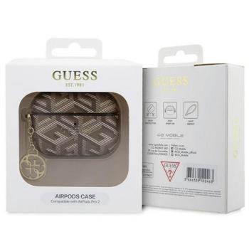 Guess GUAP2PGCE4CW GCube Charm tok AirPods Pro 2 - barna kép