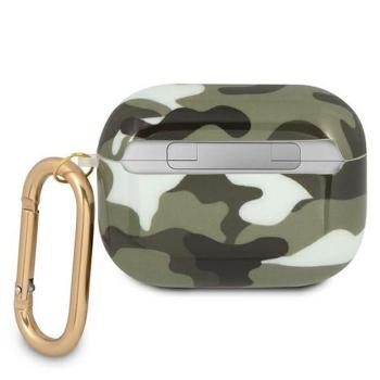 Guess GUAPUCAMA Camo Collection tok AirPods Pro - zöld terepmintás kép