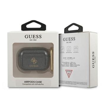 Guess GUAPUCG4GK Glitter Collection tok AirPods Pro - fekete kép