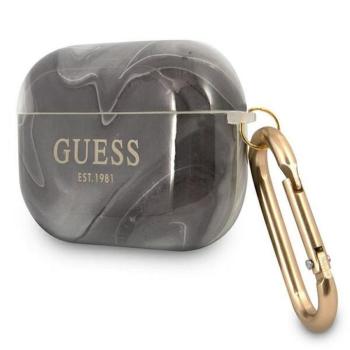 Guess GUAPUNMK Marble Collection tok AirPods Pro - fekete kép