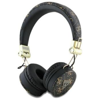 Guess GUBH70E4PTMK 4G Triangle Round Shape bluetooth vezeték nélküli fejhallgató ENC - fekete kép