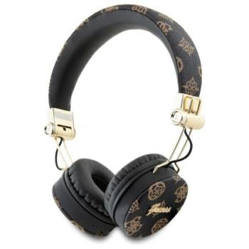 Guess GUBH70EPOSMK Peony Script Round Shape bluetooth vezeték nélküli fejhallgató ENC - fekete kép