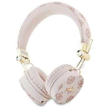 Guess GUBH70EPOSMW Peony Script Round Shape bluetooth vezeték nélküli fejhallgató ENC - barna kép