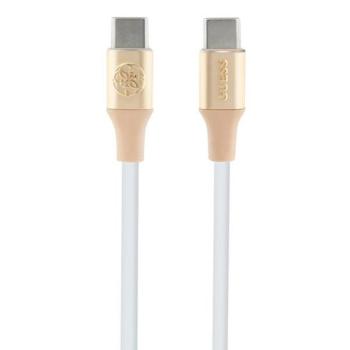 Guess GUCCLALRGDD Ebossed Logo Type-C - Type-C USB kábel 3A 1.5m - arany kép