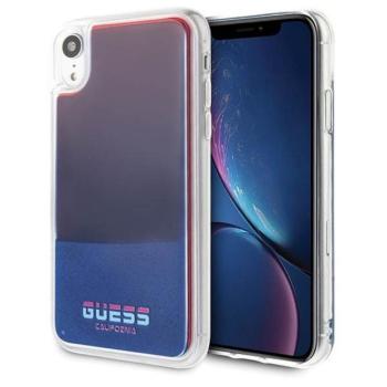 Guess GUHCI61GLCRE iPhone Xr piros California foszforeszkáló keménytok kép