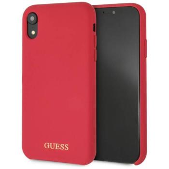 Guess GUHCI61LSGLRE Silicone tok iPhone XR - piros kép