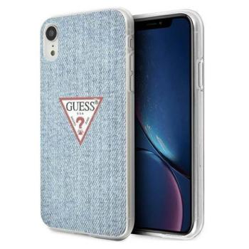Guess GUHCI61PCUJULLB iPhone Xr világoskék Jeans Collection keménytok kép