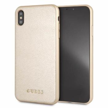 Guess GUHCI65IGLGO iPhone Xs Max arany irizáló keménytok kép