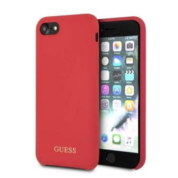 Guess GUHCI8LSGLRE iPhone 7/8/SE 2020 / SE 2022 piros szilikon keménytok kép