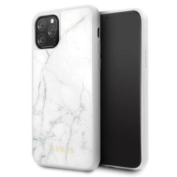 Guess GUHCN58HYMAWH iPhone 11 Pro fehér márvány tok kép