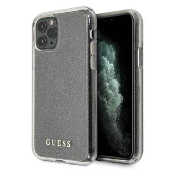 Guess GUHCN58PCGLSI iPhone 11 Pro ezüst csillogós keménytok kép