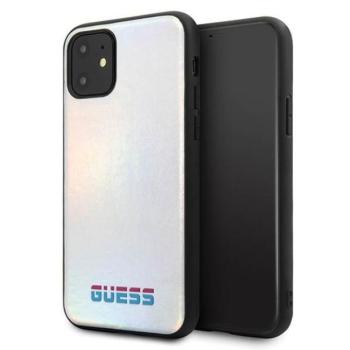 Guess GUHCN61BLD iPhone 11 6,1&quot; / Xr ezüst irizáló keménytok kép
