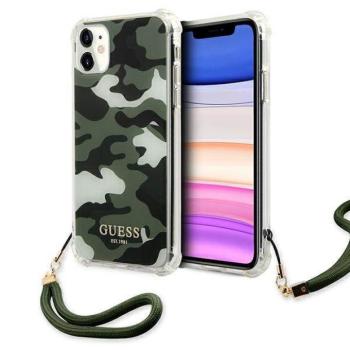 Guess GUHCN61KSARKA iPhone 11 6,1&quot; / Xr keki Camo Collection keménytok kép