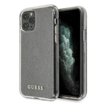 Guess GUHCN65PCGLSI iPhone 11 Pro Max ezüst csillogós keménytok kép
