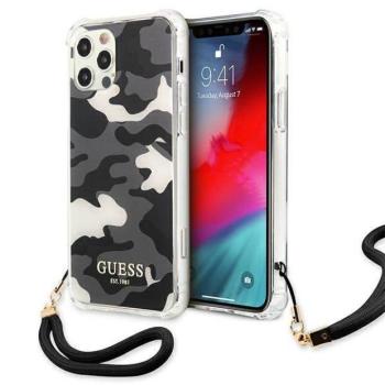 Guess GUHCP12LKSARBK iPhone 12 Pro Max 6,7&quot; fekete Camo Collection keménytok kép