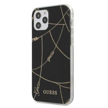 Guess GUHCP12LPCUCHBK iPhone 12 Pro Max 6,7&quot; fekete Gold Chain Collection keménytok kép