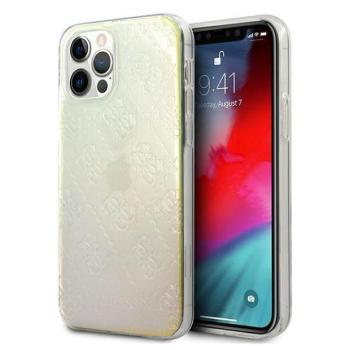 Guess GUHCP12M3D4GIRBL iPhone 12/12 Pro 6,1&quot; opálos/irizáló 4G 3D Pattern Collection keménytok kép