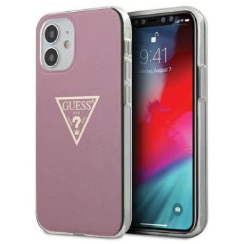 Guess GUHCP12SPCUMPTPI iPhone 12 mini 5,4&quot; rózsaszín Metallic Collection keménytok kép